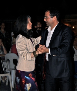 Seydar and his wife, Pinar, dance to the finale at Fethiye's World Music Festival