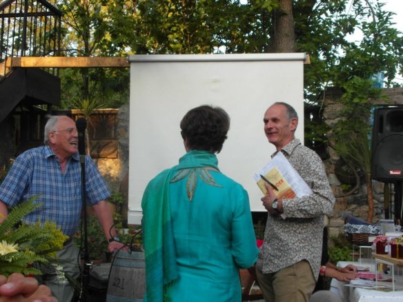 Jeremy Seal and Peter Rogers at Günay's Garden
